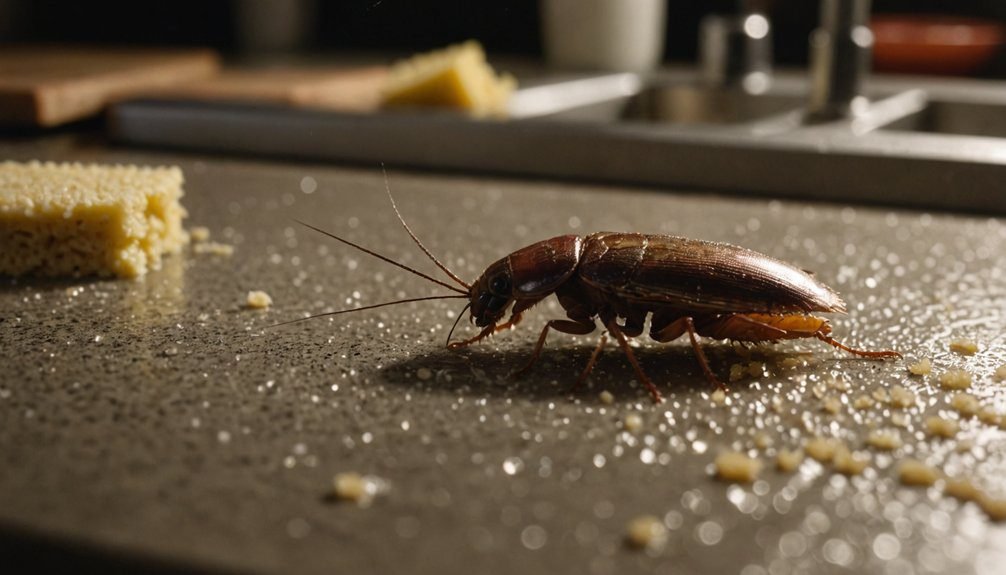 cockroaches spread salmonella contamination