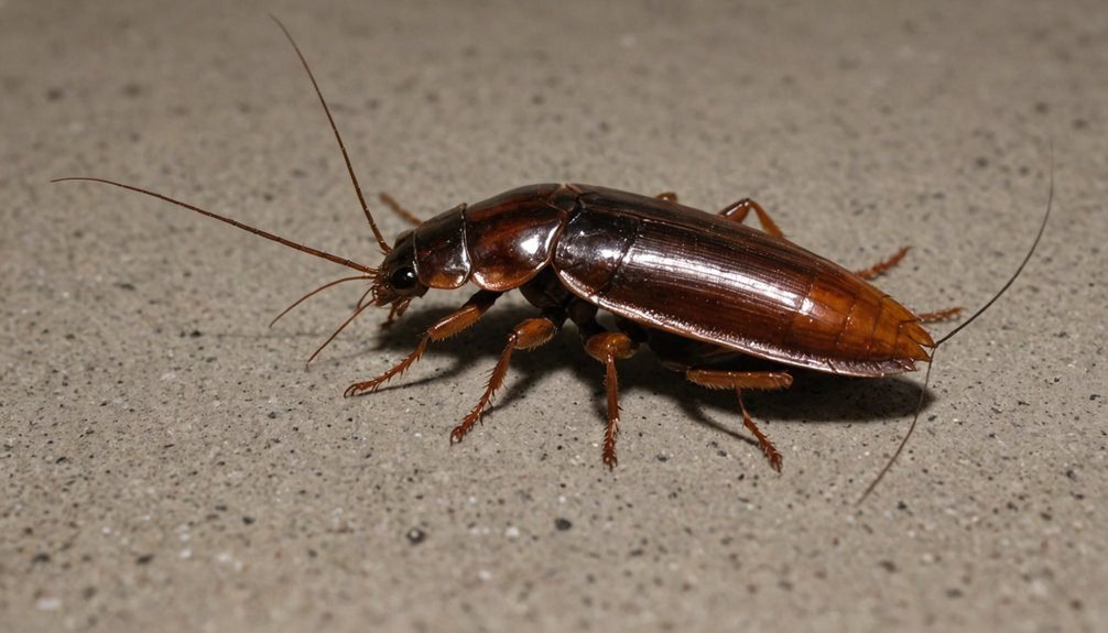 cockroaches thrive in darkness