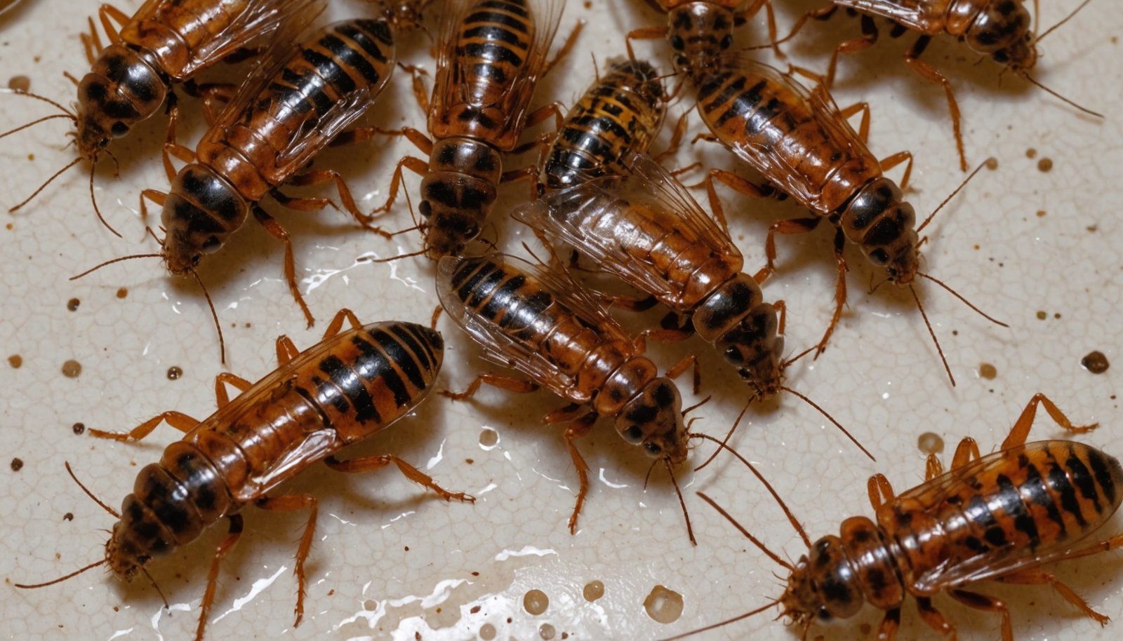 cockroaches thrive in darkness