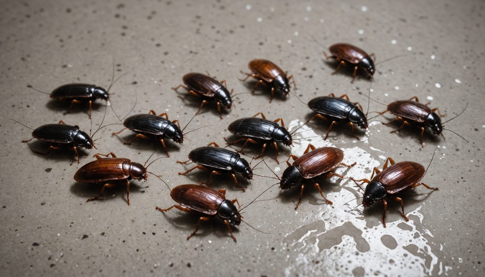 cockroaches versus true water bugs