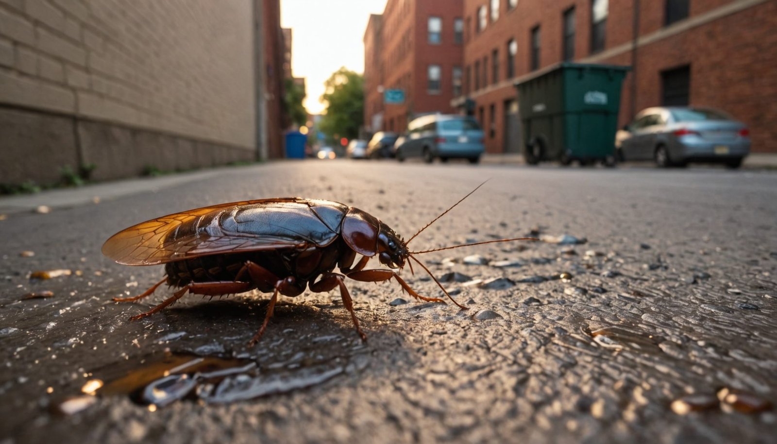 flying cockroaches geographical behavior
