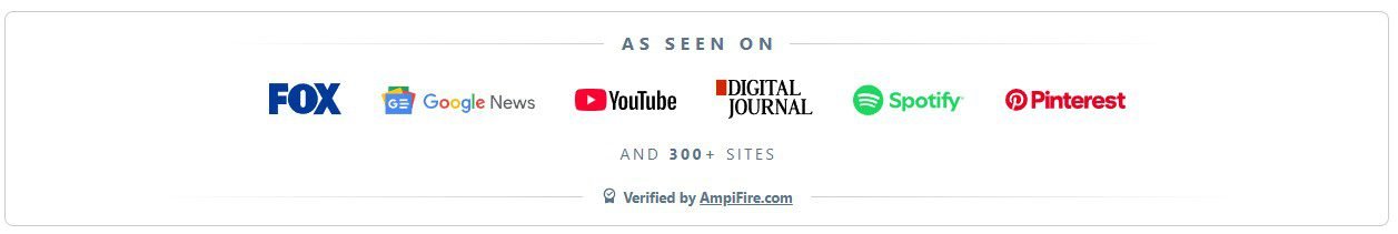 As Seen On – Verified by Ampifire.com