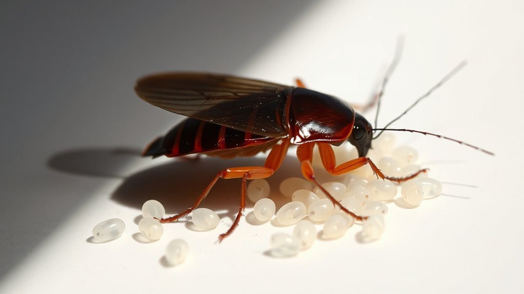 cockroach egg incubation timelines