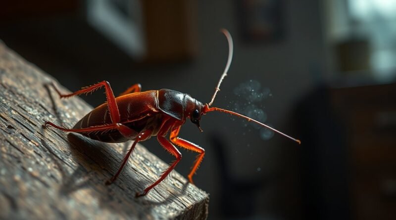 esperanza de vida de las cucarachas en interiores