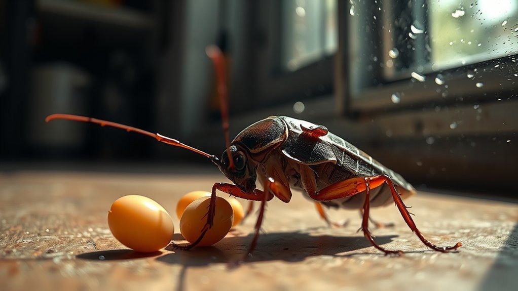 cockroach life cycle duration