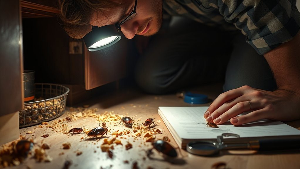 cockroach inspection and identification