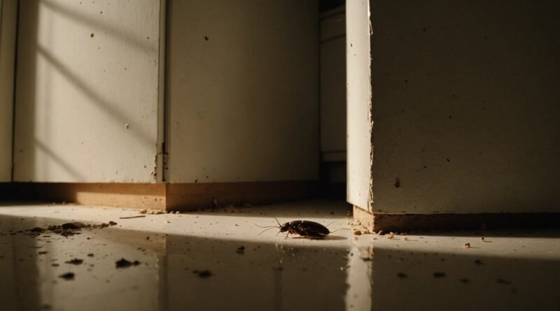 cockroaches seek shelter indoors
