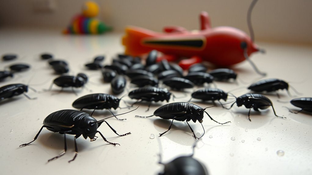 cockroaches spread disease causing microbes