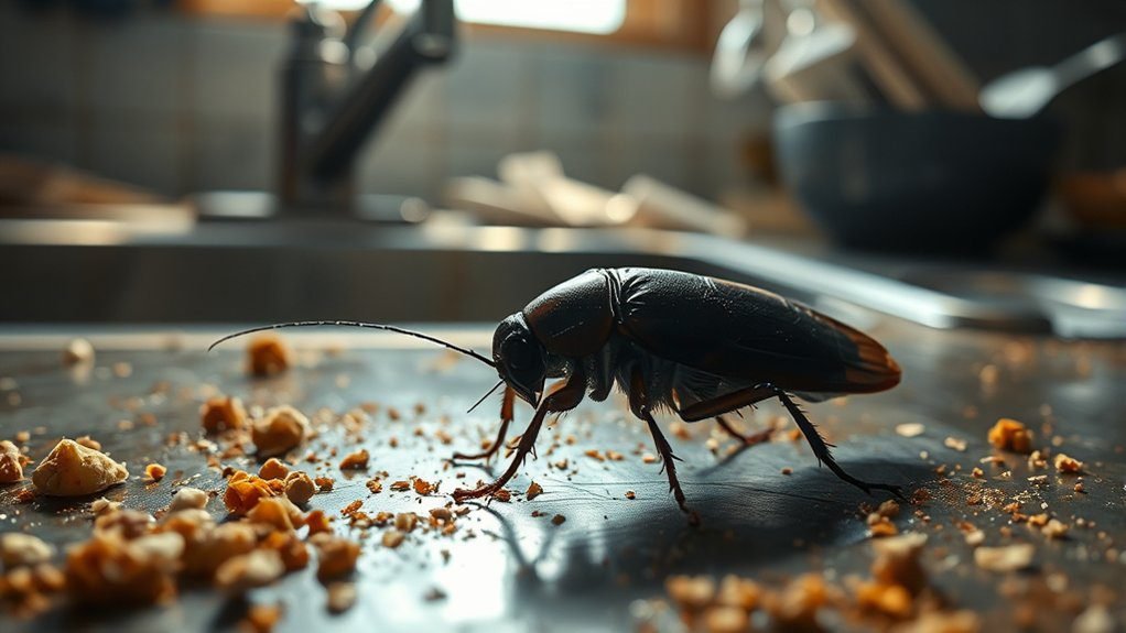cockroaches spread indoor pathogens