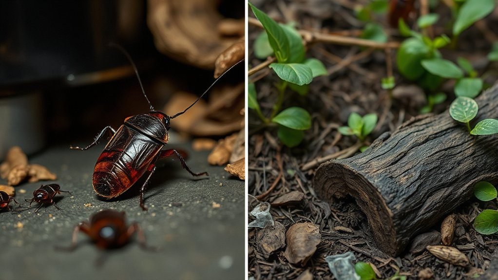 moisture loving cockroach habitats