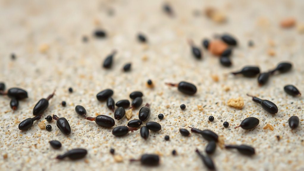 roach droppings identification tips