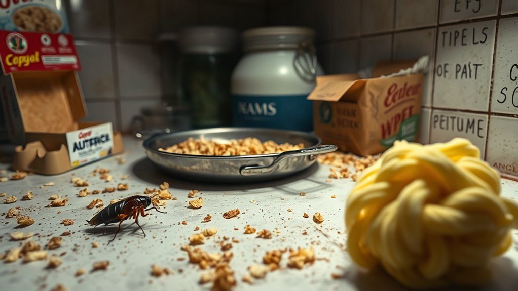 signs of cockroach infestation