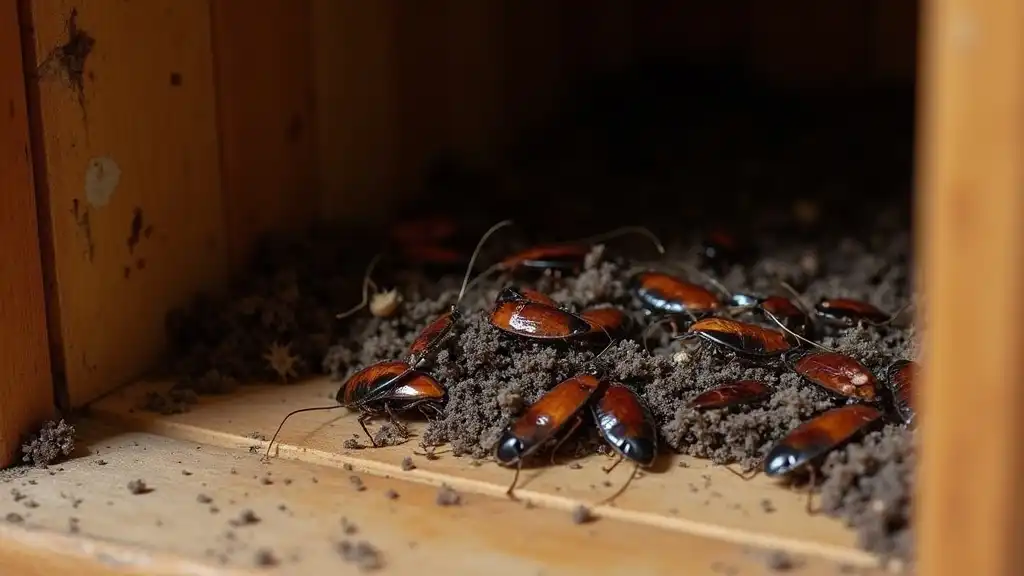 Cockroach_nest_aggregation_in_rear_corner_of_kitch_0001