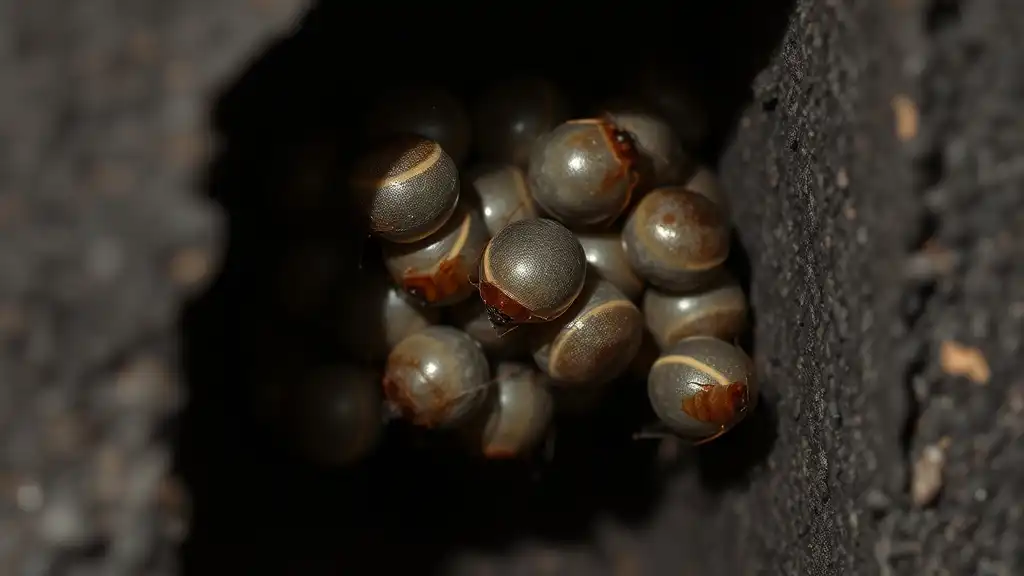 cockroaches surviving pest control treatment egg cases wall voids inaccessible harborage resistance