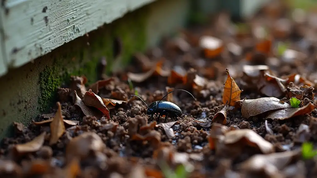 Mulch_bed_and_leaf_litter_against_house_foundation_0001