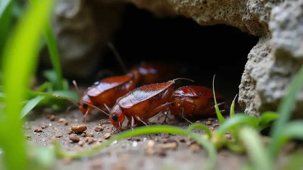 Cucarachas de primavera: reproducción y aparición en exteriores h_0001