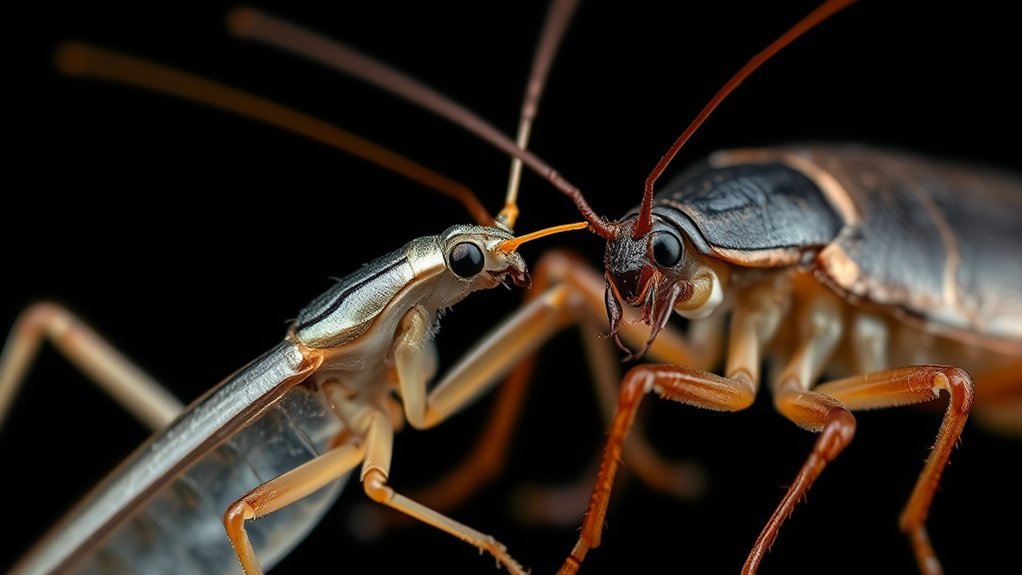 antennae and leg differences