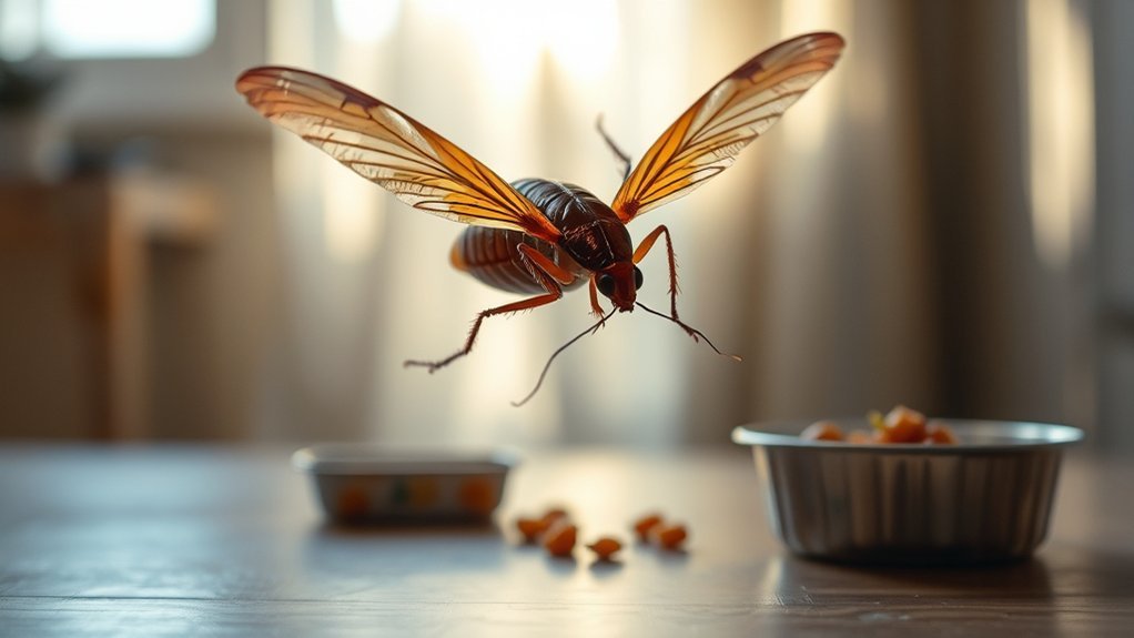 attracting conditions for cockroaches