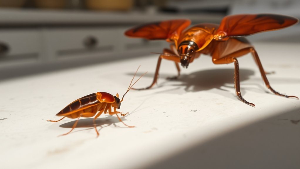 cockroach behavior comparison table
