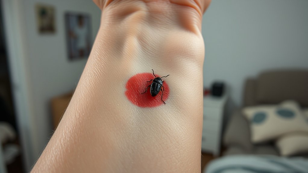 cockroach bites are rare