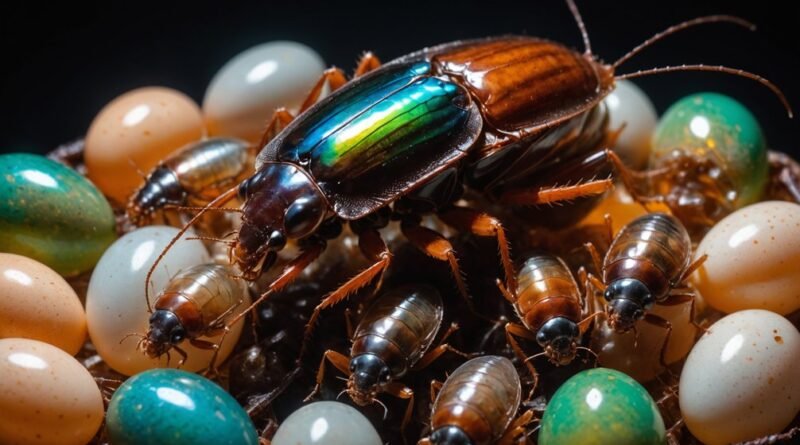 cockroach egg laying details