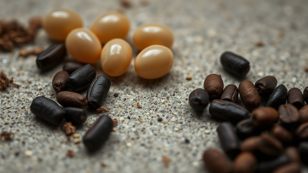 cockroach eggs versus droppings