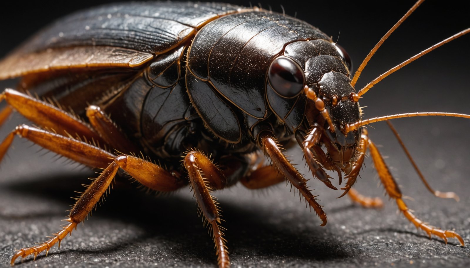cockroach mouthparts facilitate feeding