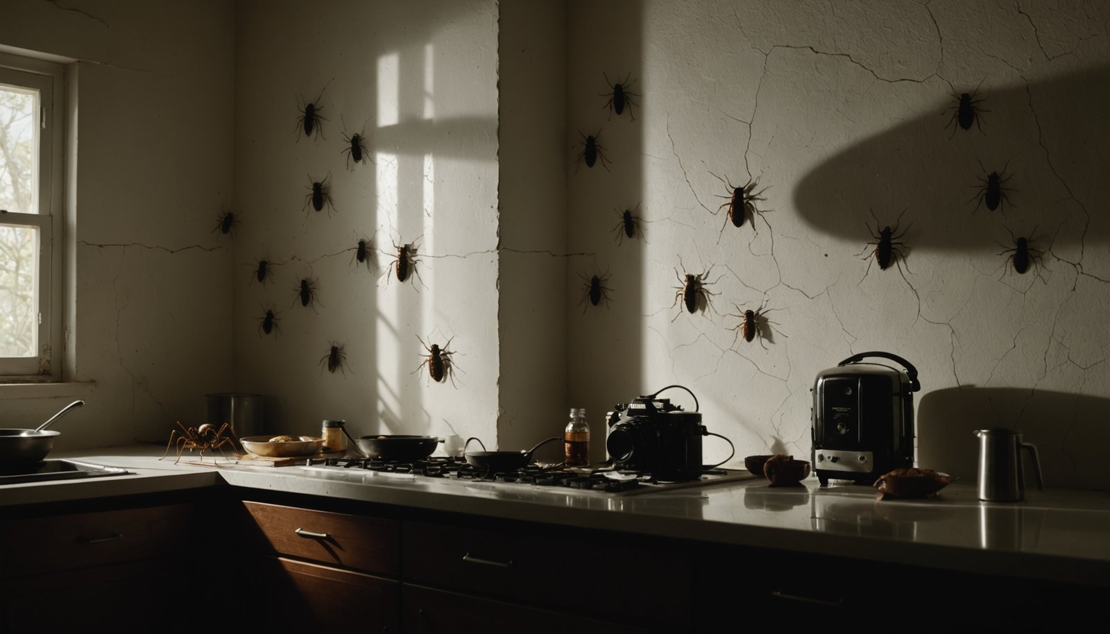 cockroach noises indicate infestation