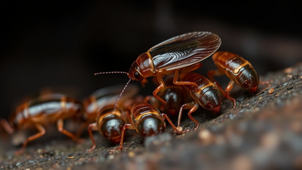 cockroach nymph size stages