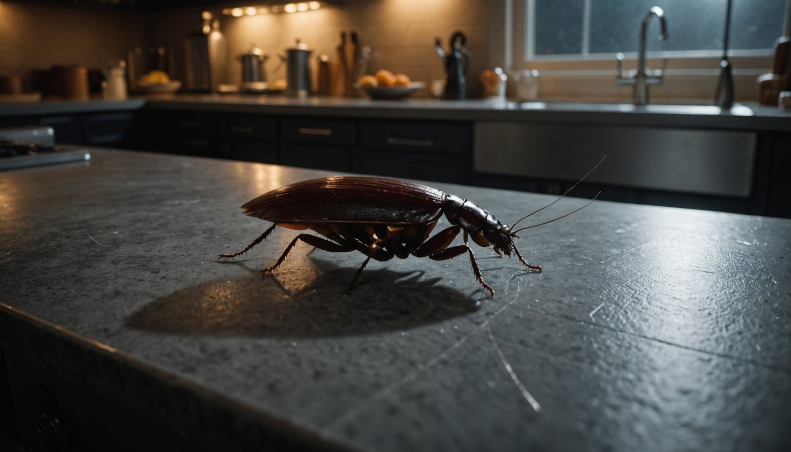 cockroaches instinctively fear light