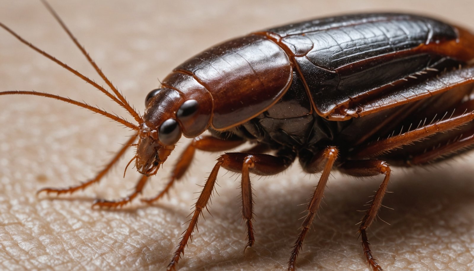 cockroaches rarely bite humans