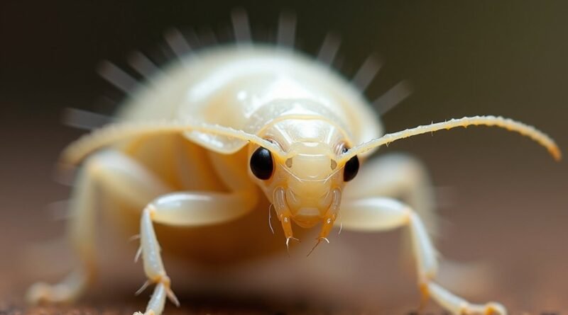 cockroaches turn white molting