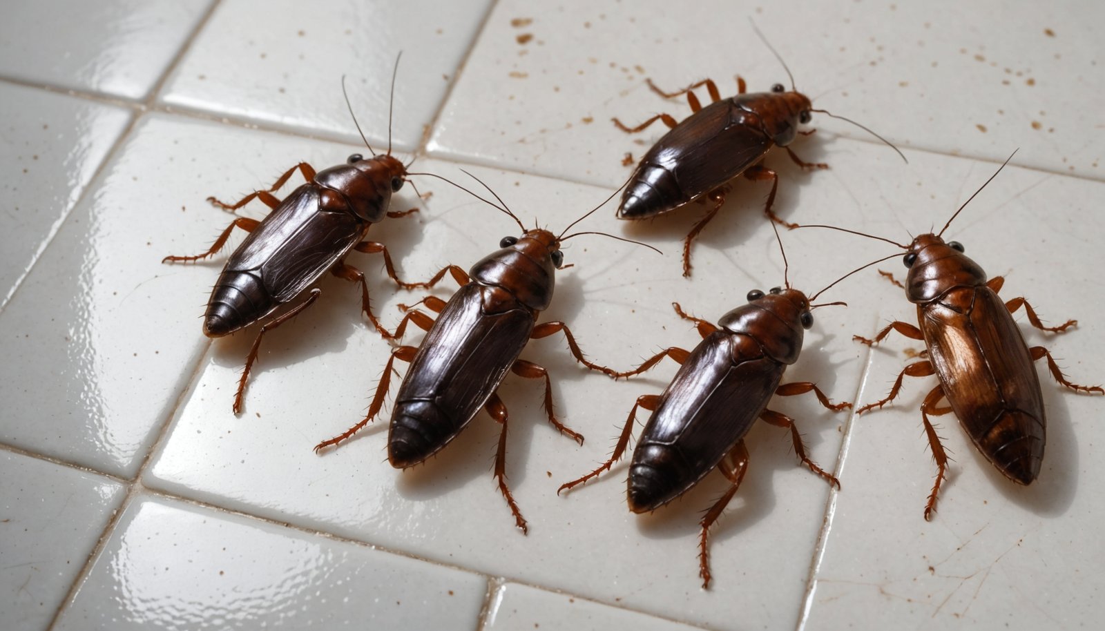 dead roaches indicate infestation status