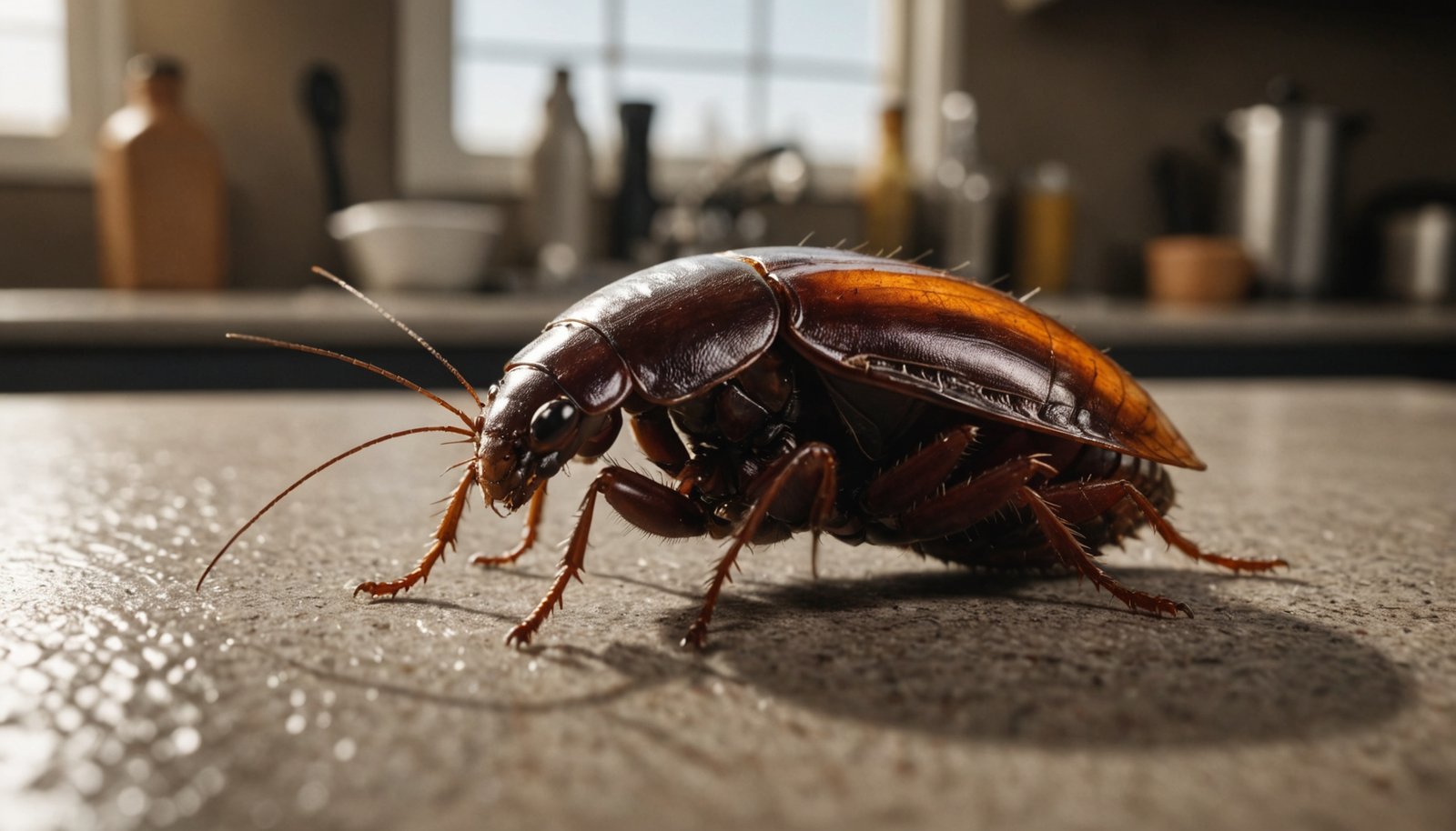 document roach infestation evidence