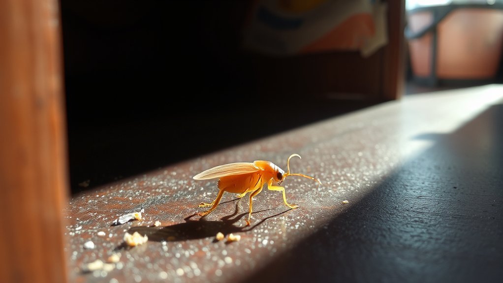 hidden cockroach nymph habitats