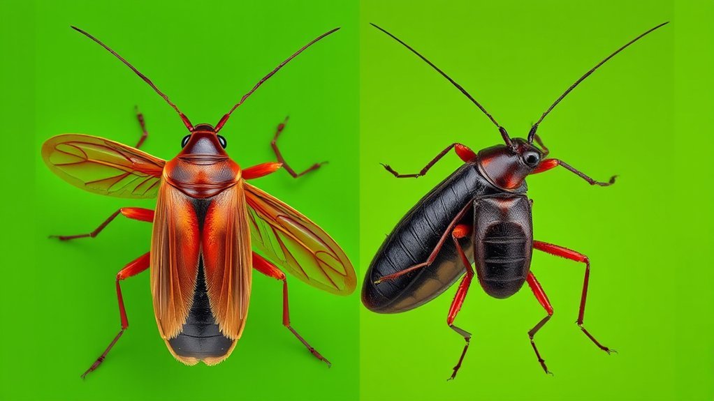 identify wood roach features