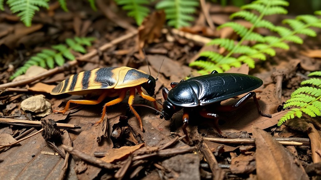 moist wooded environments only