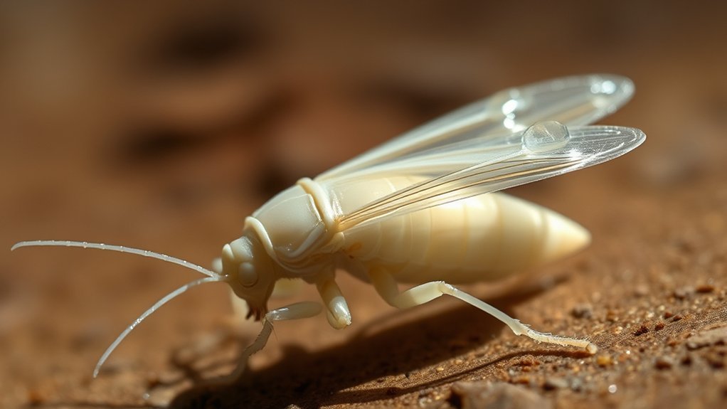 molting reveals temporary whiteness