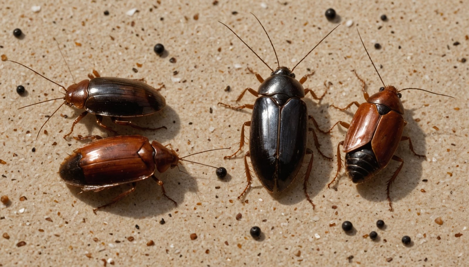 mouse pellets vs roach droppings