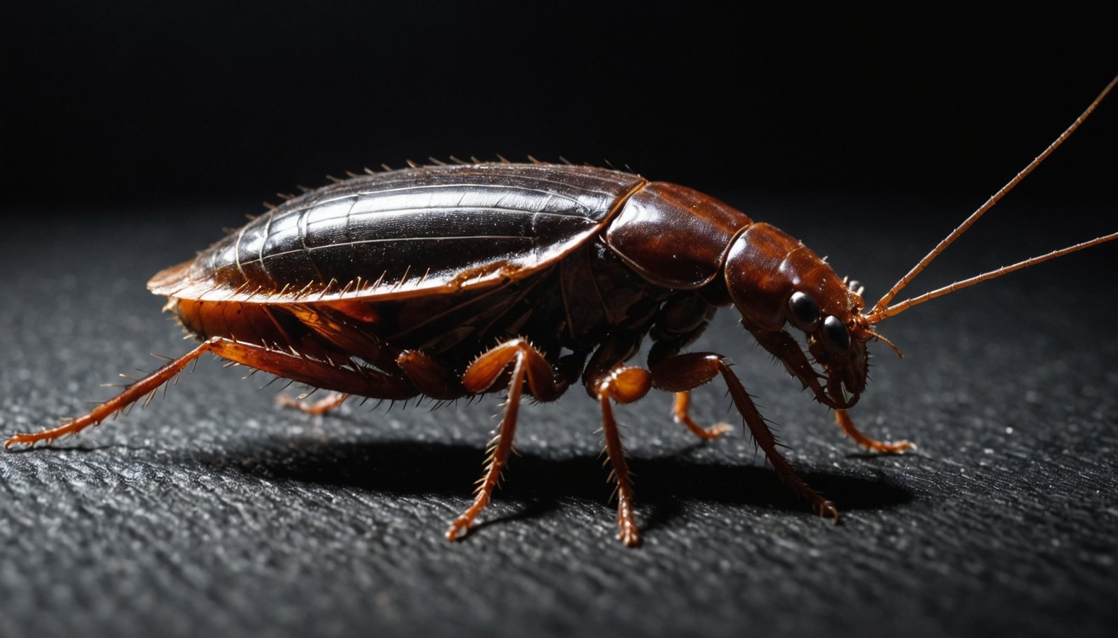 nocturnal cockroach feeding habits