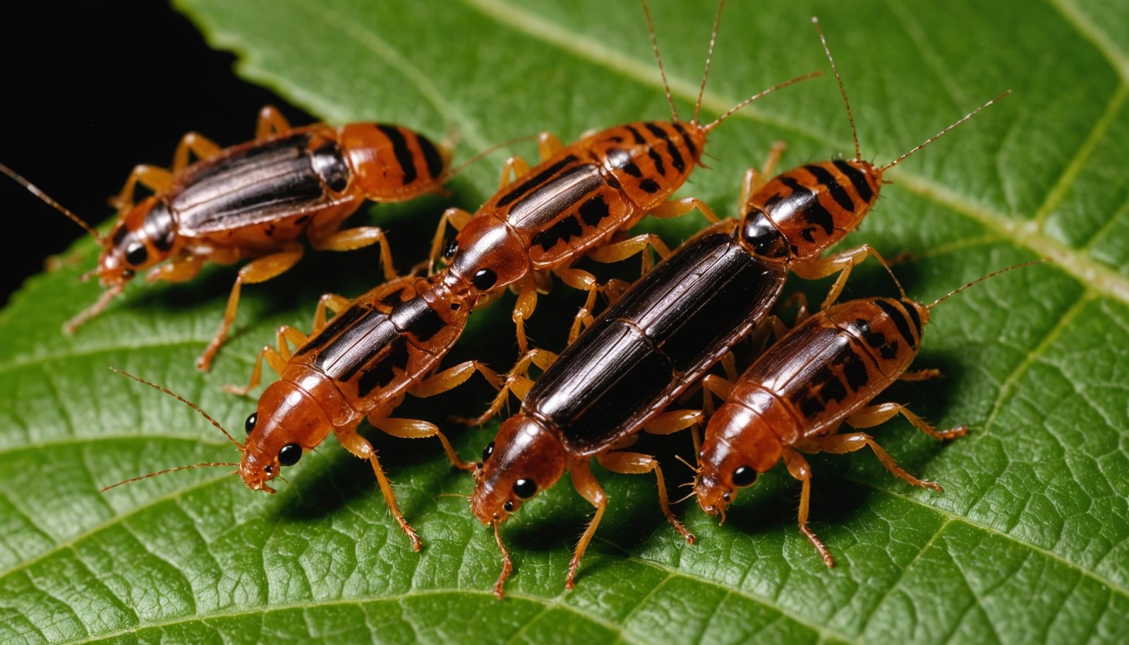 nymph size and color changes