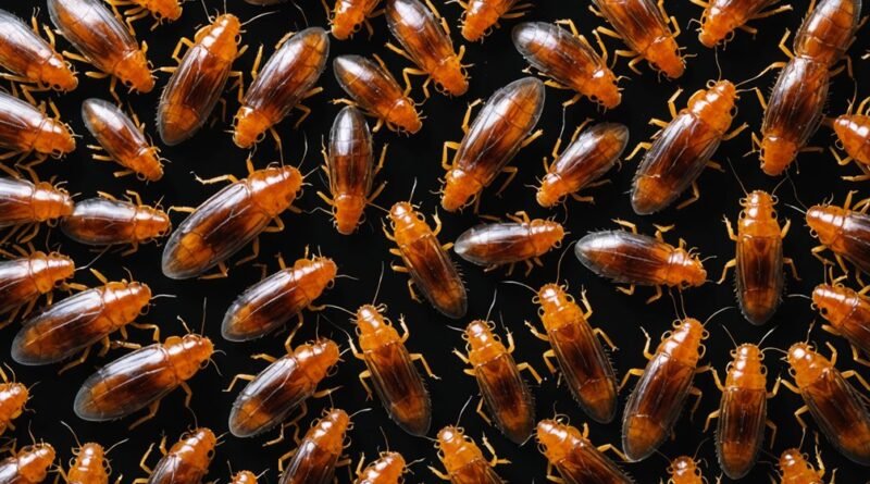 nymph stages of cockroaches