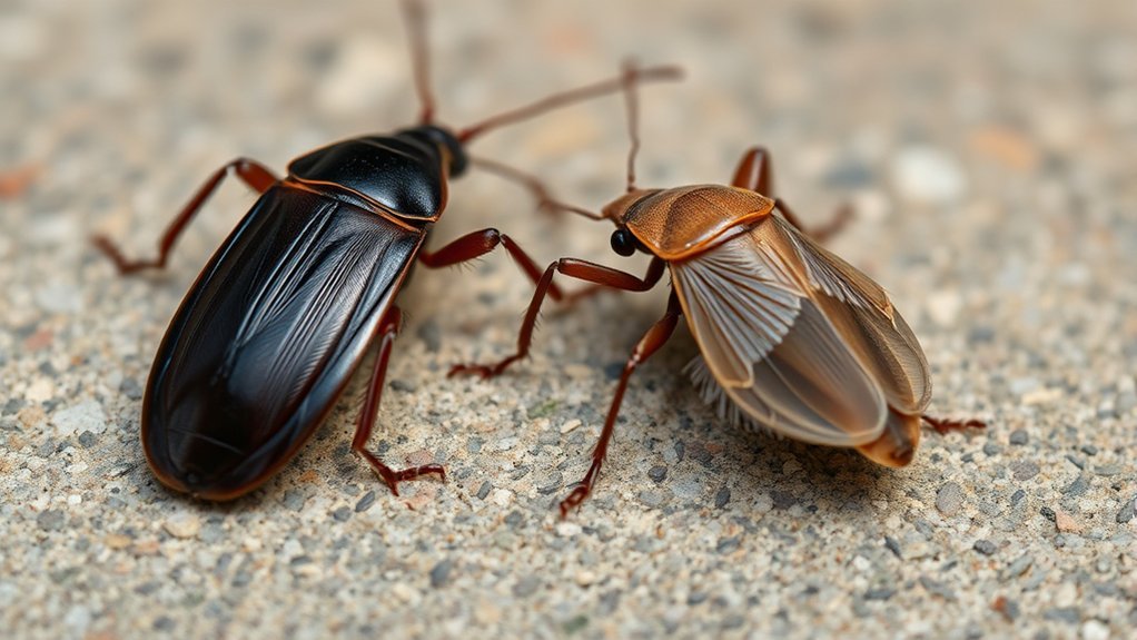 palmetto bugs include larger cockroaches