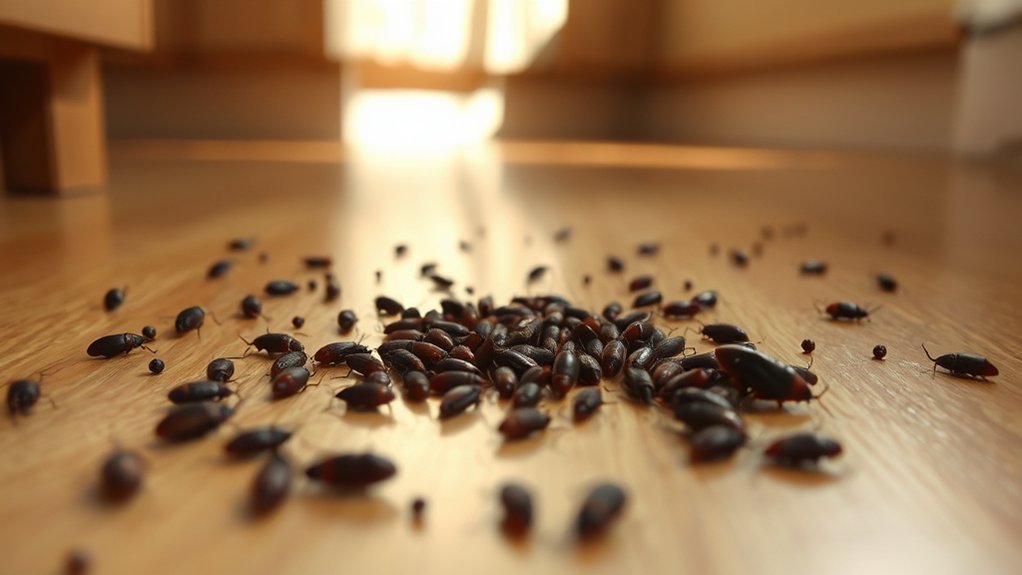 roach droppings location guide