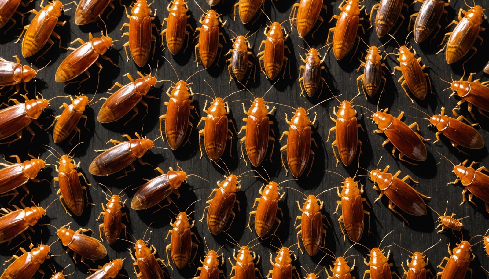 size differences in cockroaches