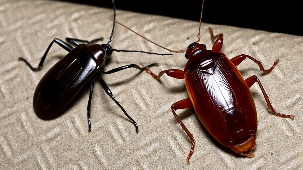 water bug versus cockroach