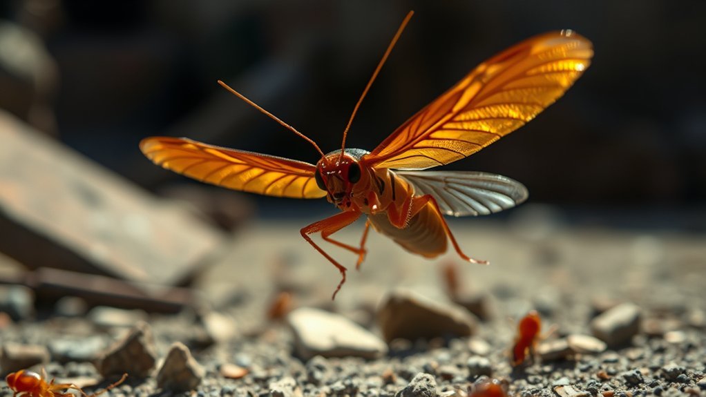 wing length and visual markers