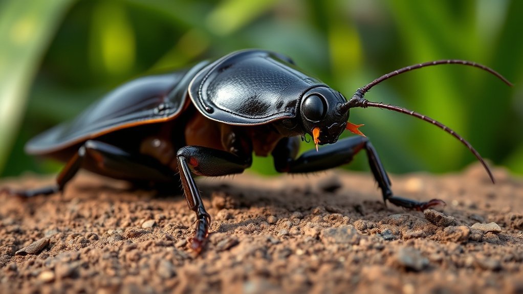 wingless hissing communication insect