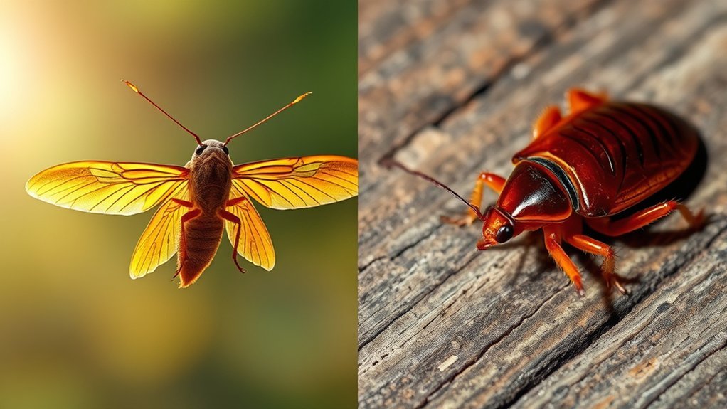 adult roaches can fly