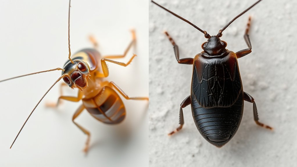 antennae distinguish cockroaches bed bugs